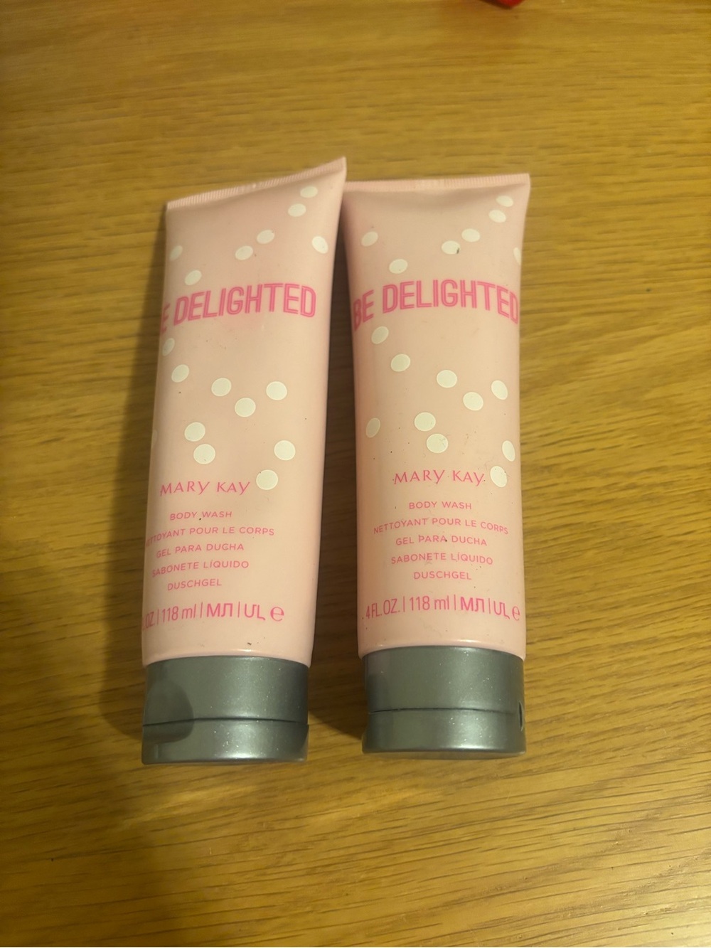 Mary Kay Be Delighted Pink Body Wash Twin Pack